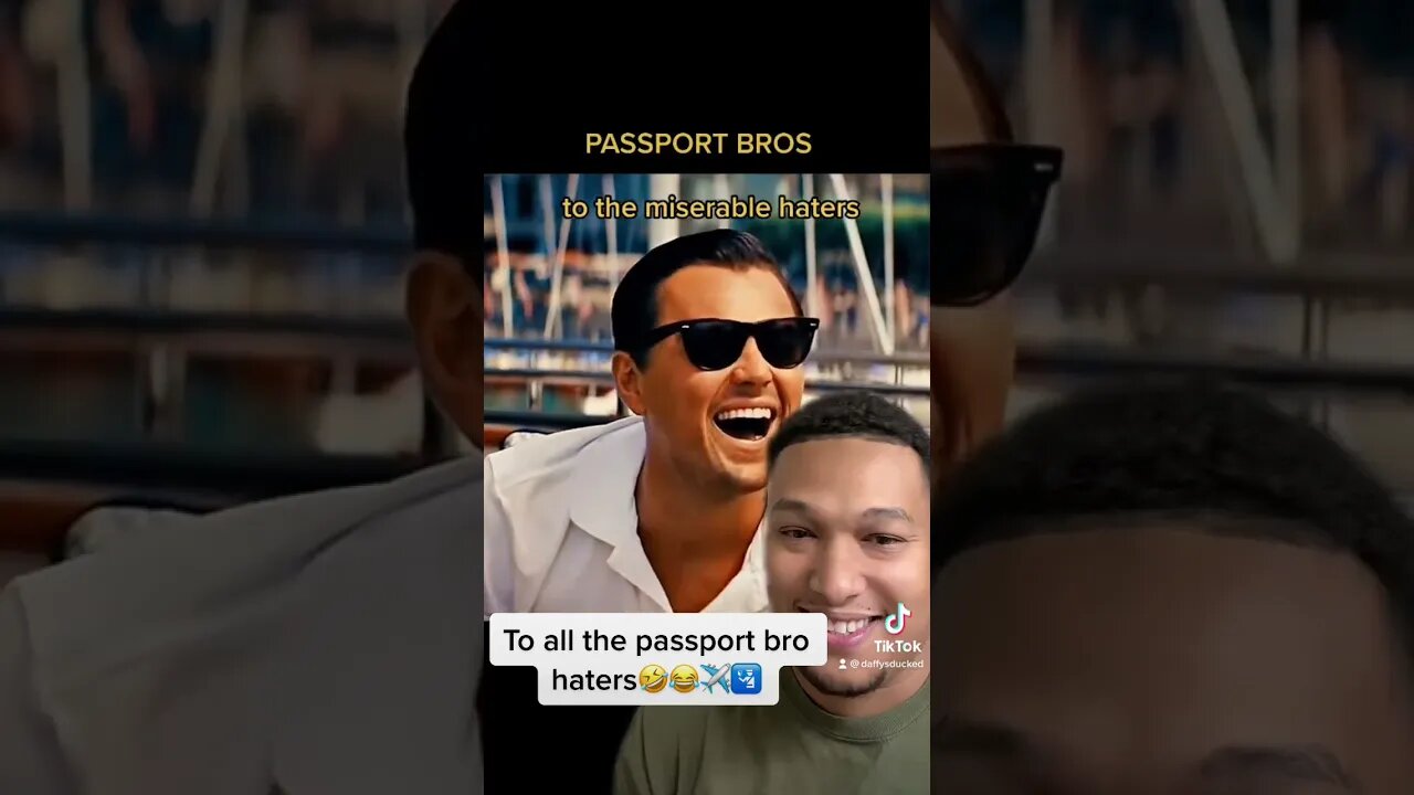 How we handle Passport haters in the states😆✈️🌎#shorts #passportbros #reaction
