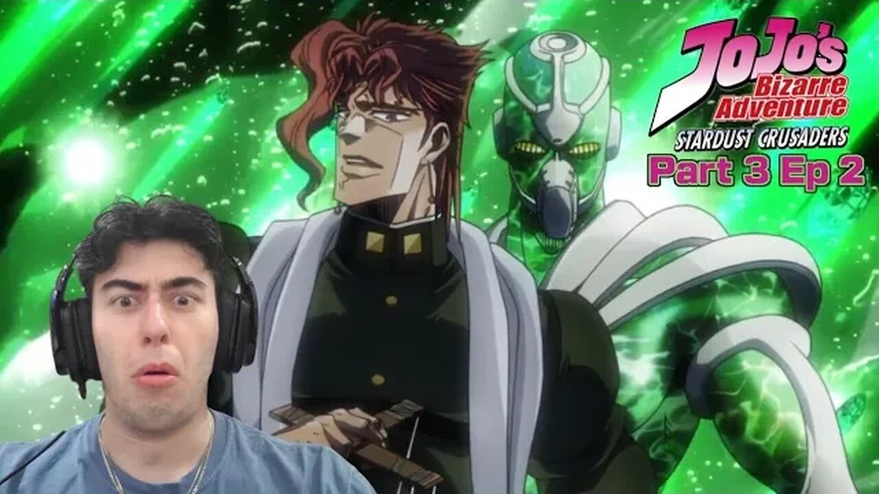 Hierophant GREEN | Jojo's Bizzare Adventure REACTION | Part 3 Ep 2