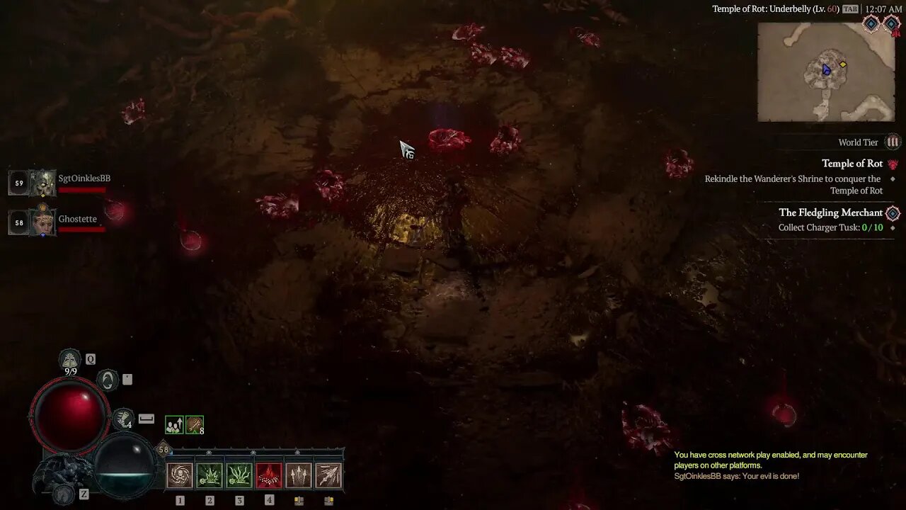 Diablo 4 leveling necromancer to beat echo of lilith eventually