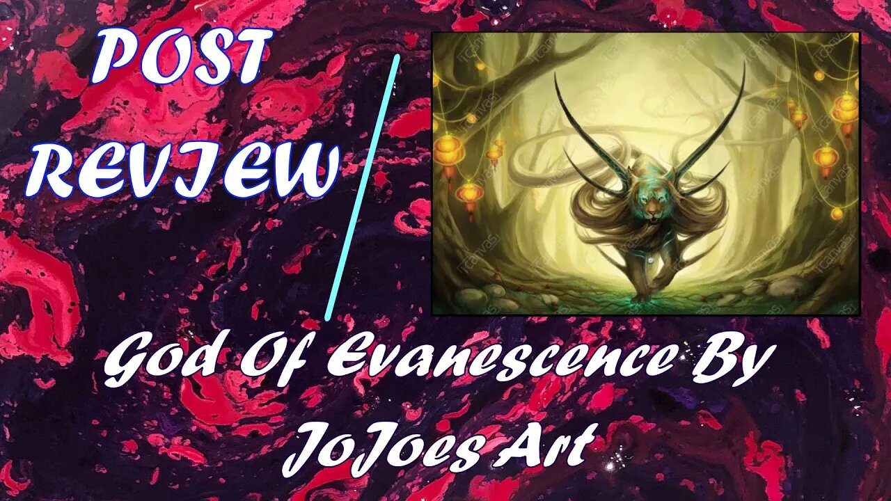 Post Review: God Of Evanescence by JoJoes Art from Diamond Art Club