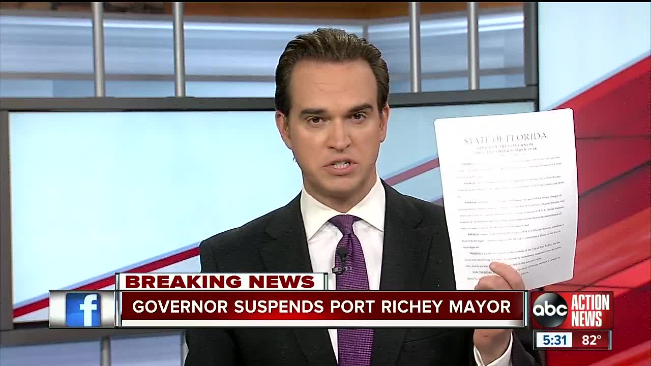 Gov. DeSantis suspends Port Richey Mayor Dale Massad following arrest
