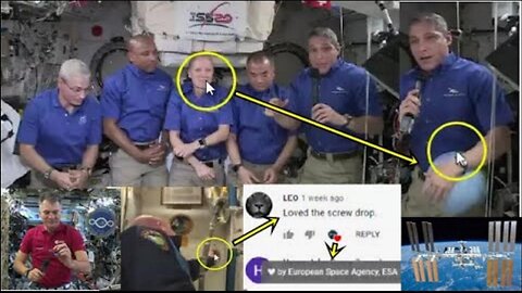 NASA, SpaceX, & ESA Astronauts Caught Dropping Objects "Aboard Zero Gravity ISS"