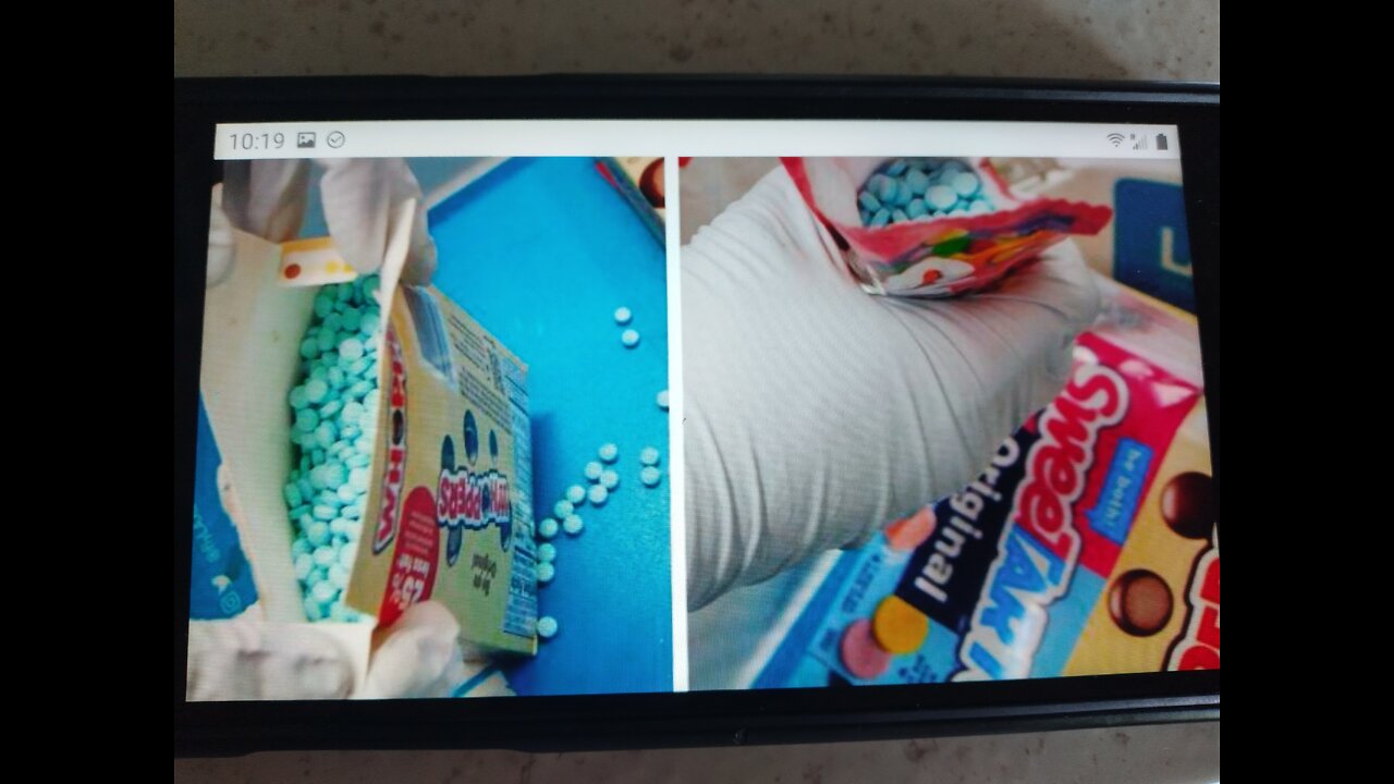 Candy boxes filled with fentanyl found at the border and at LAX.