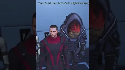 Wrex Would’ve Been Great Friends With Kratos #gaming #masseffect #shorts