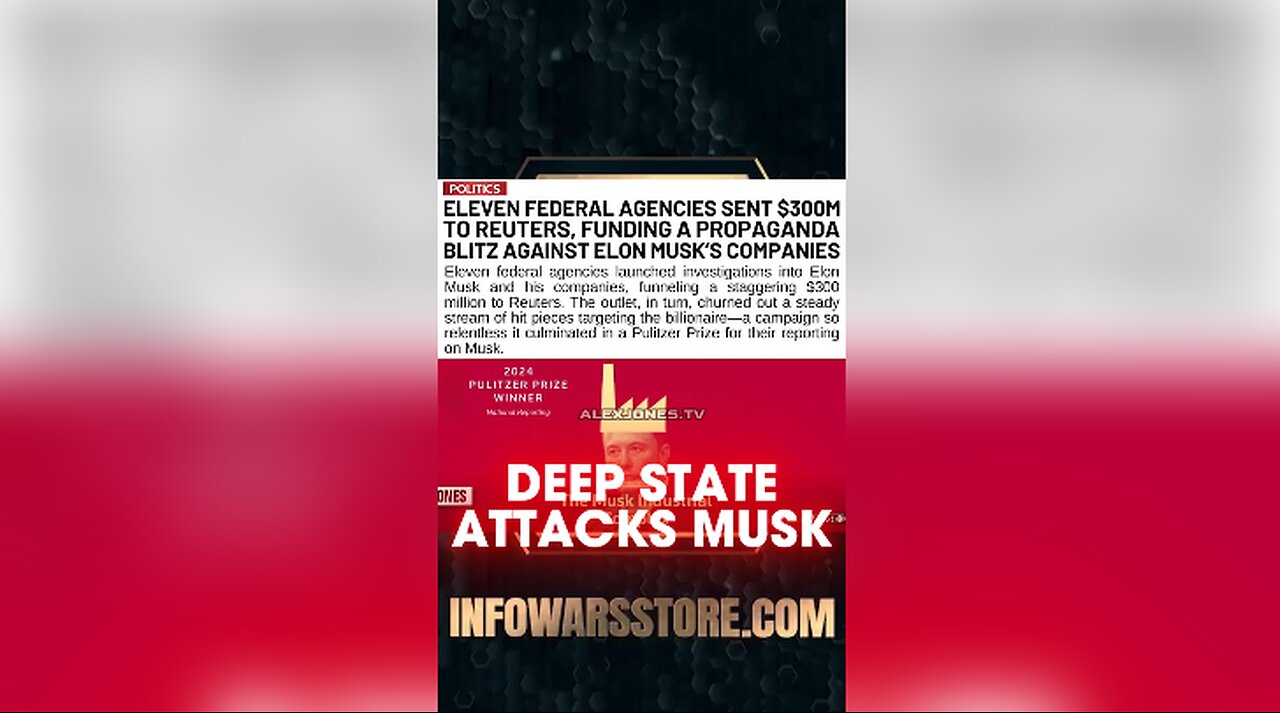Alex Jones: Deep State Trying To Take Down Elon Musk - 12/18/24