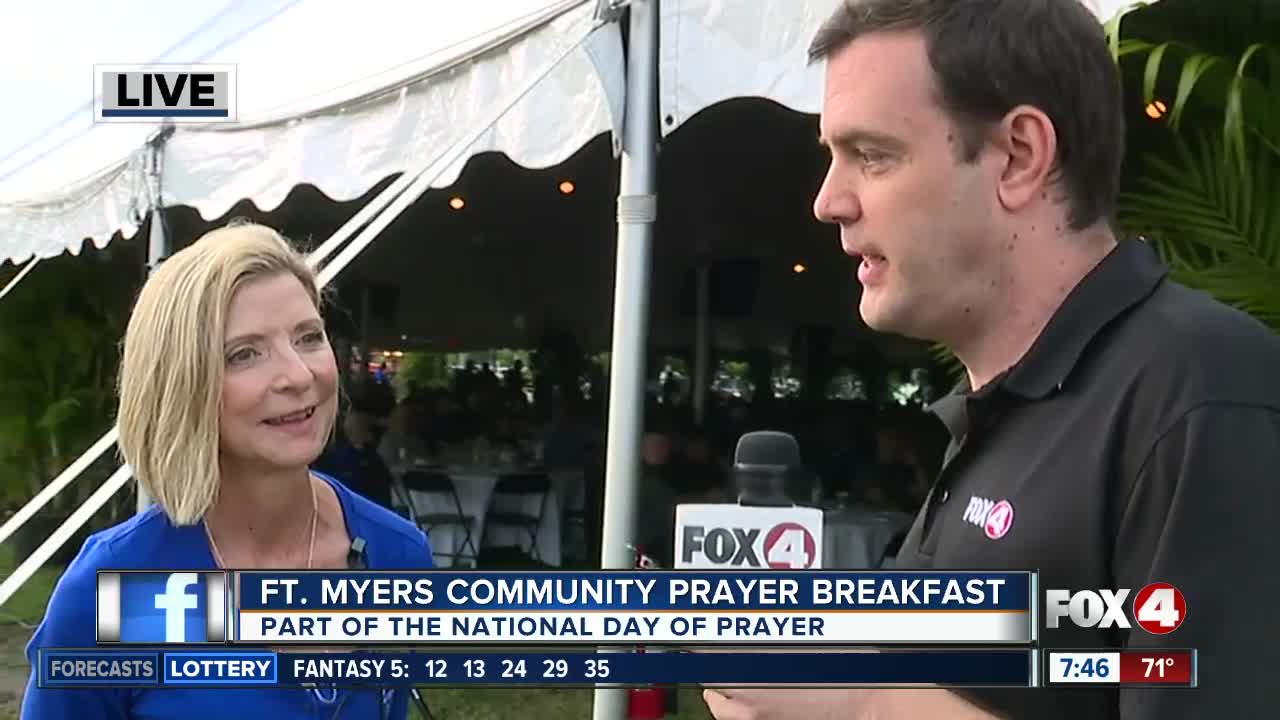 Fort Myers hosts Community Prayer Breakfast - 7:30am live report