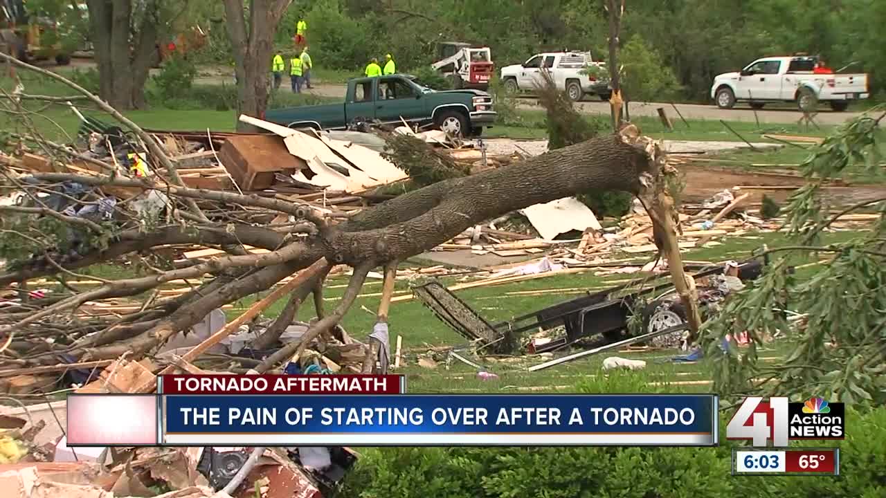 Past tornado victims give advice on how to move forward