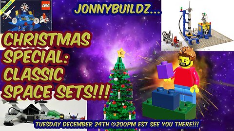 onnyBuildz...Christmas Special!!! 3 Classic Space Sets!!! Leaks and Reviews! Episode 182
