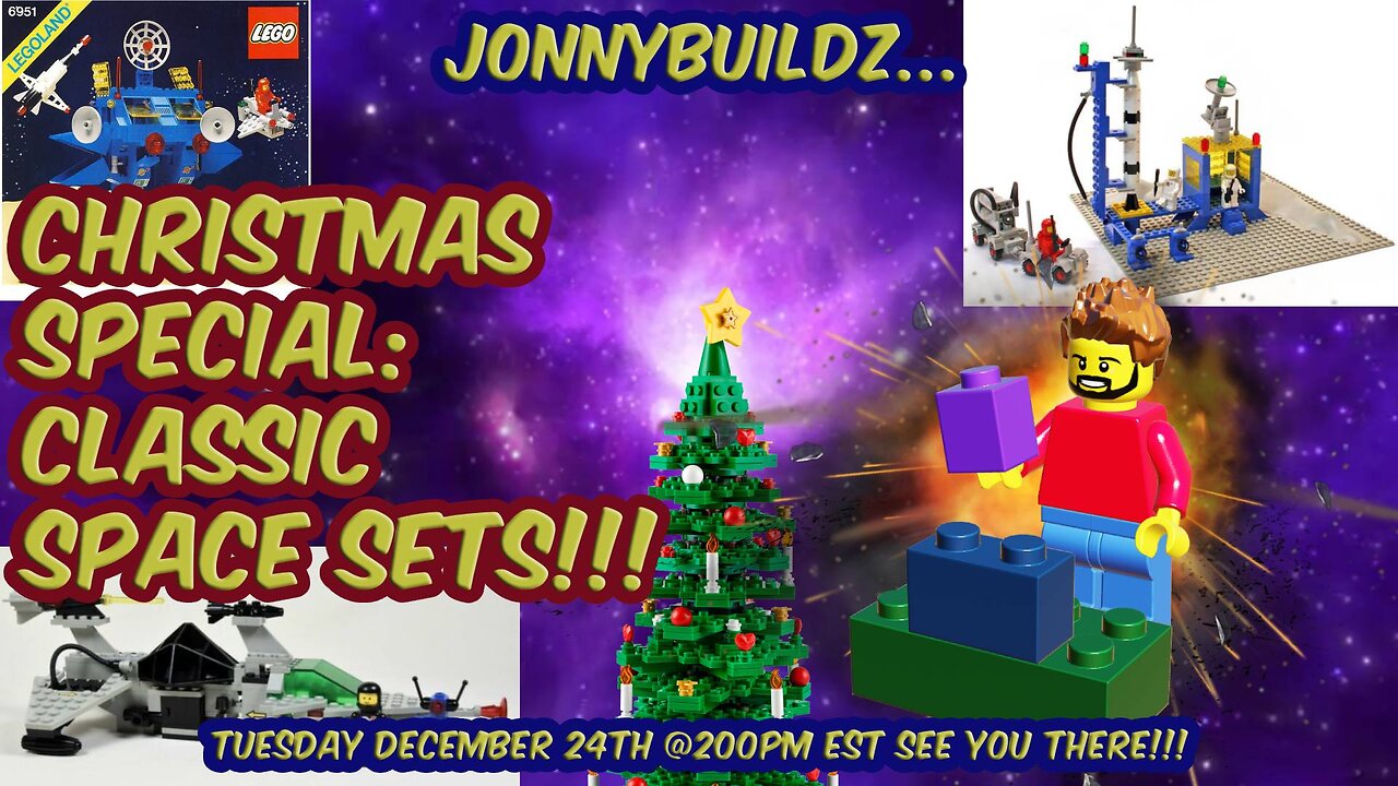 onnyBuildz...Christmas Special!!! 3 Classic Space Sets!!! Leaks and Reviews! Episode 182