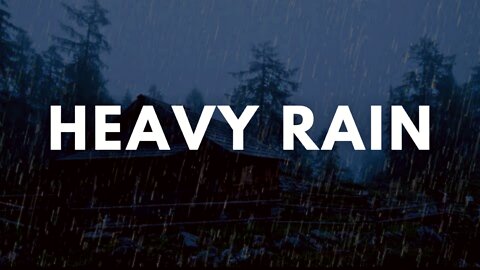 Sleep Instantly - Heavy Rain At Night | How to Sleep | Rain To Sleep | Sleep Aid | NoN Stop Rain