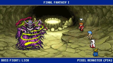 FINAL FANTASY Pixel Remaster Boss Battle Lich (PS4)