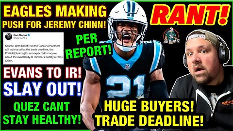 EAGLES READY TO AQUIRE JEREMY CHINN PER REPORT! SAFETY IS BAD! 4 STARTERS OUT! NEXT MAN UP VS JETS!