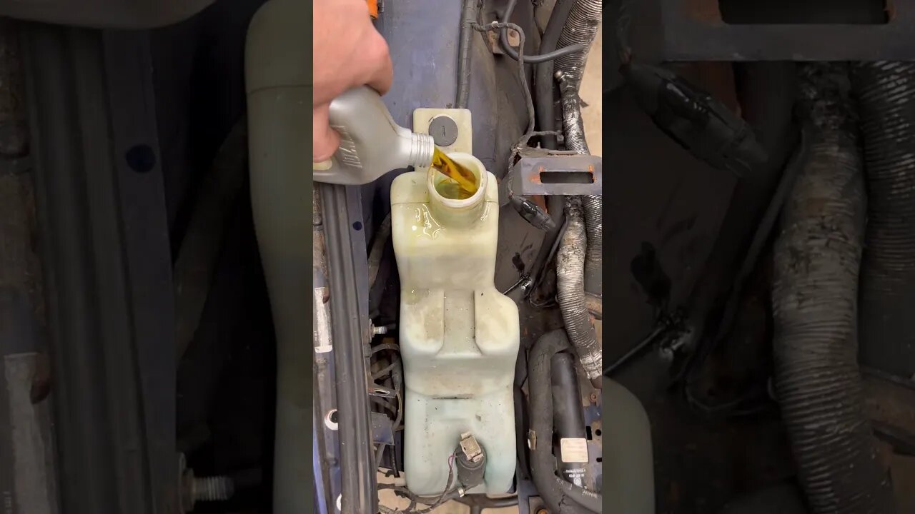 How to top off the windshield washer fluid #shorts #cars #automotive #diy #mechanic