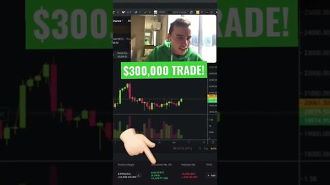 $300,000 BITCOIN TRADE LIVE!!!