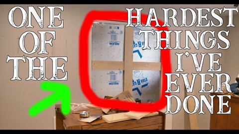 One Of The Hardest Things I've Ever Done/ Old Farm House Wall Conversion