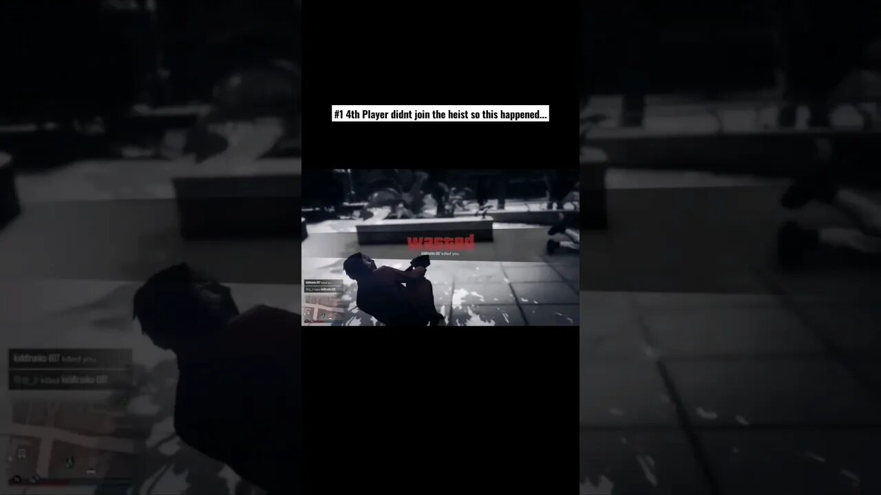 #1 4th Player didn't join the heist so this happened...#shorts #gtaonline