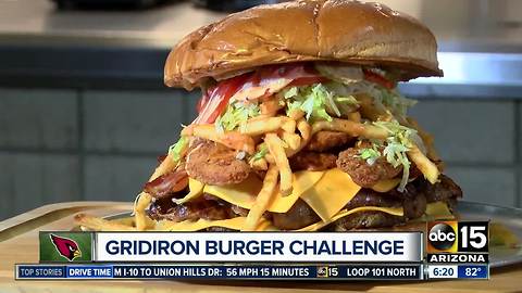 Whoa! Arizona Cardinals add 7-pound burger challenge to the menu