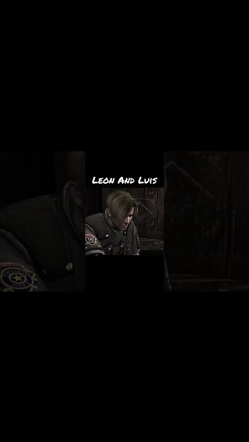 Leon Meets Luis For The First Time | Resident Evil 4 #gaming #residentevil4 #shorts