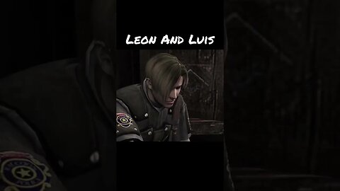 Leon Meets Luis For The First Time | Resident Evil 4 #gaming #residentevil4 #shorts