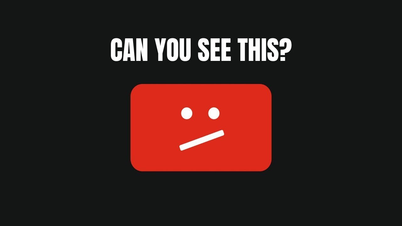 if you can see this video...