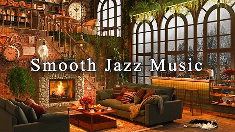 Smooth Jazz Music to Study, Working ☕ Cozy Coffee Shop Ambience ~ Relaxing Jazz Instrumental Music
