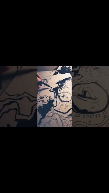 Inking @Thunder Rosa! #drawings #illustration #comicart #thunderrosa #missionprowrestling