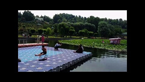 lake in the valley kashmir