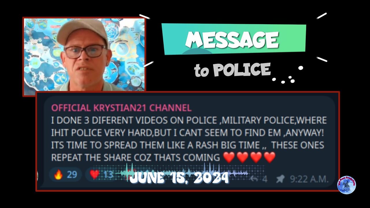 message to police