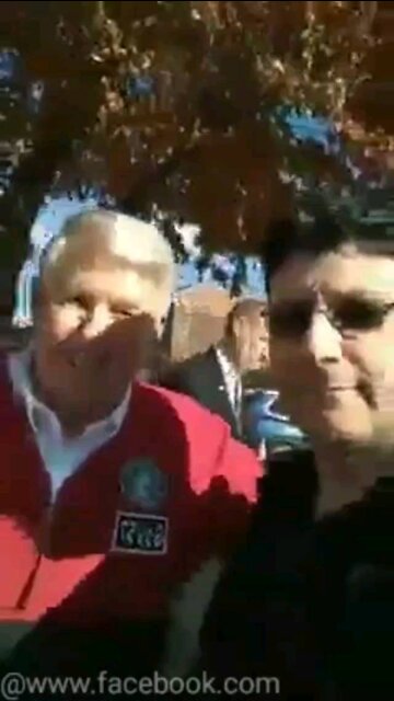 Missouri Governor Mike Parson and I on Veterans Day 2021 St.Charles MO.