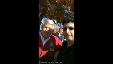 Missouri Governor Mike Parson and I on Veterans Day 2021 St.Charles MO.