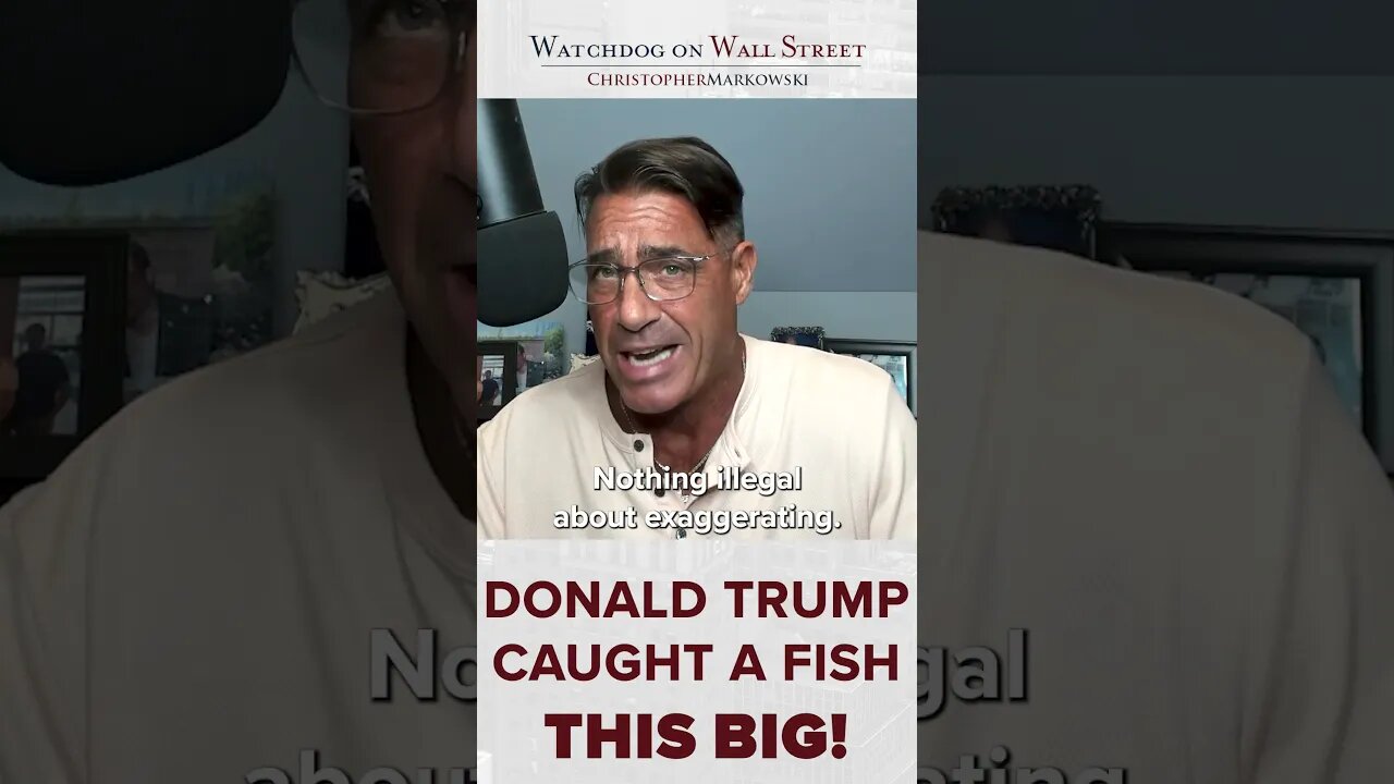 Trump Says He Caught a Fish THIS Big