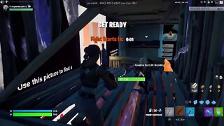 Playing Fortnite