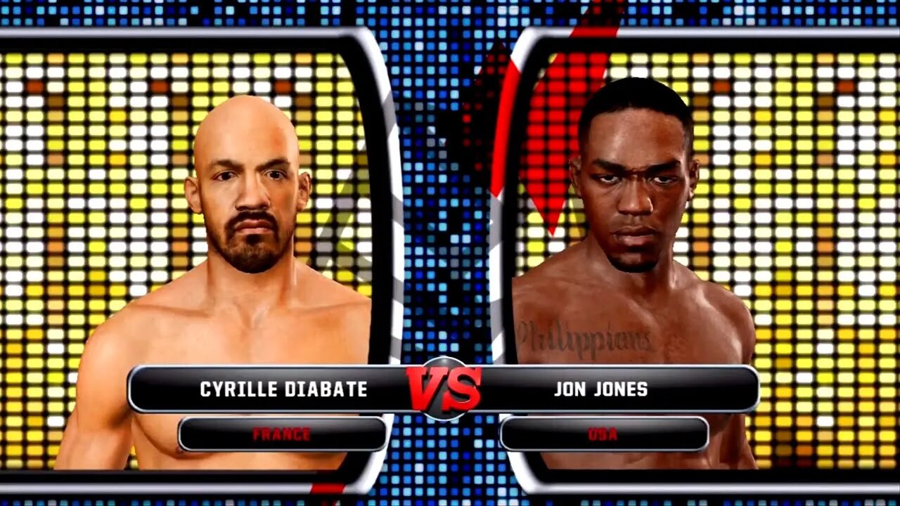 UFC Undisputed 3 Gameplay Jon Jones vs Cyrille Diabate (Pride)