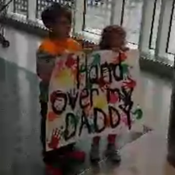 Kids Surprise Army Sergeant Dad At Airport