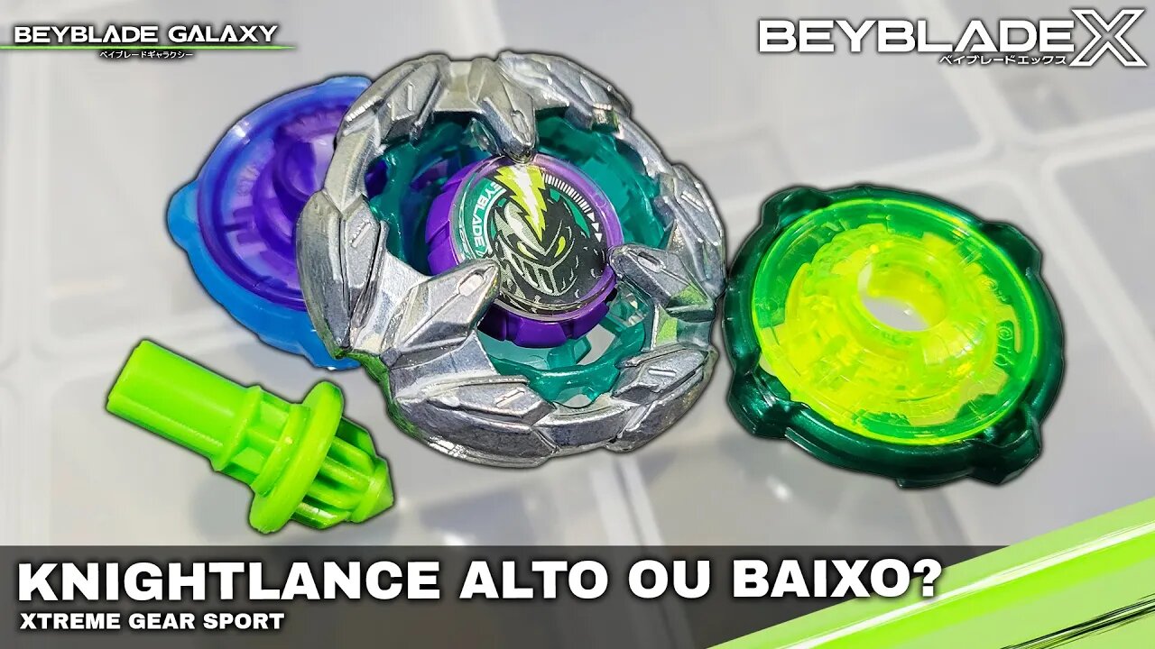 KNIGHTLANCE é melhor alto ou baixo? [Beyblade X ベイブレードX]