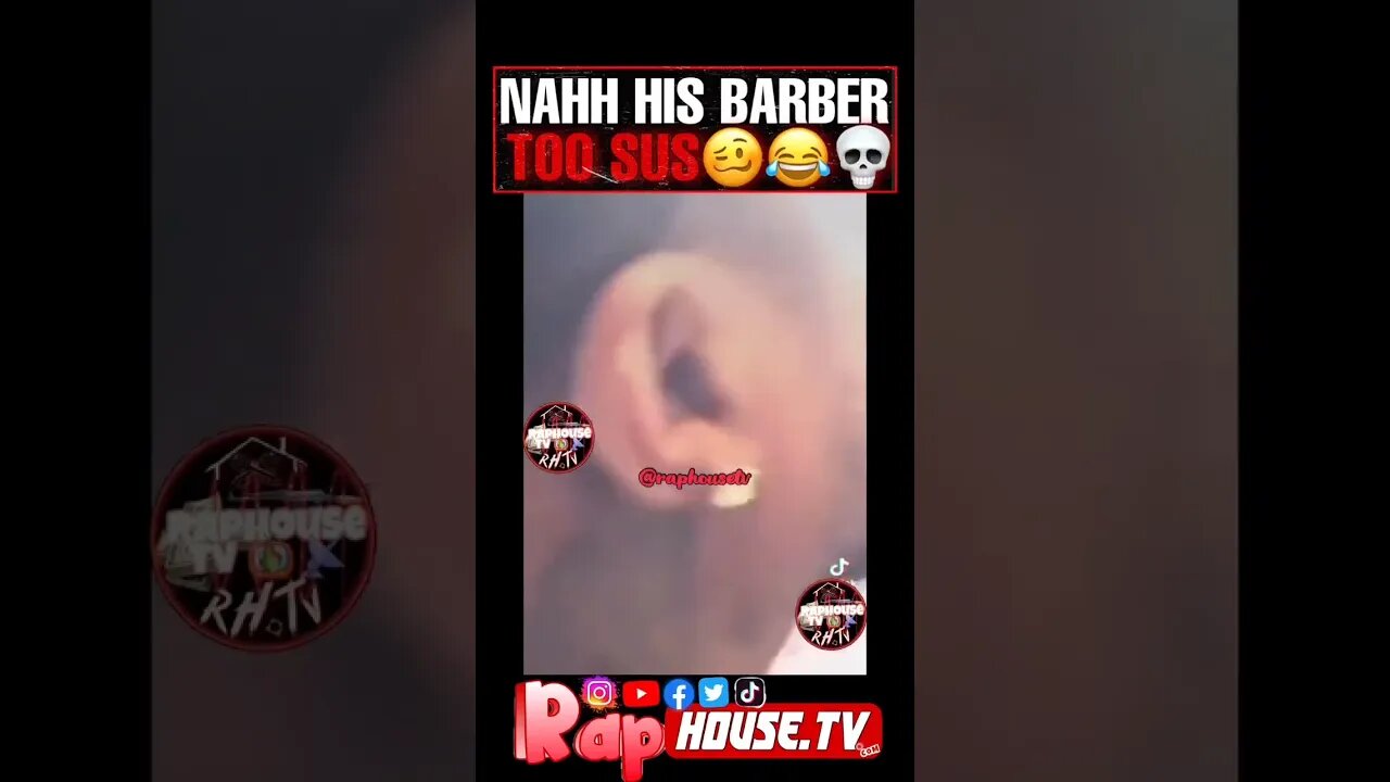 Nah this Barber too Sus!!! 😂💈