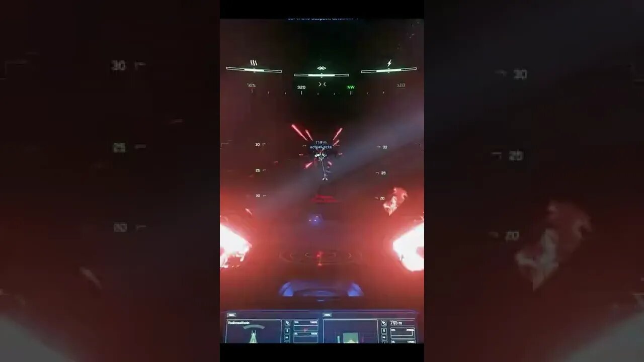 Star Citizen Carrack bounty tried to run
