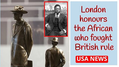 London honours the African who fought British rule