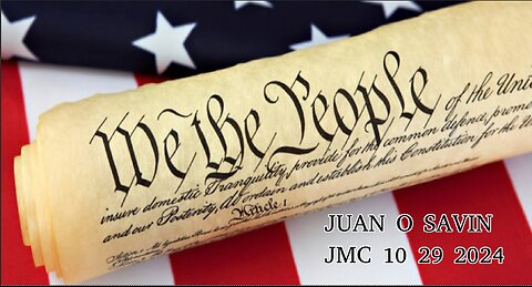 JUAN O SAVIN- Reminders BE AWARE & BE PREPARED- JMC 10 29 2024