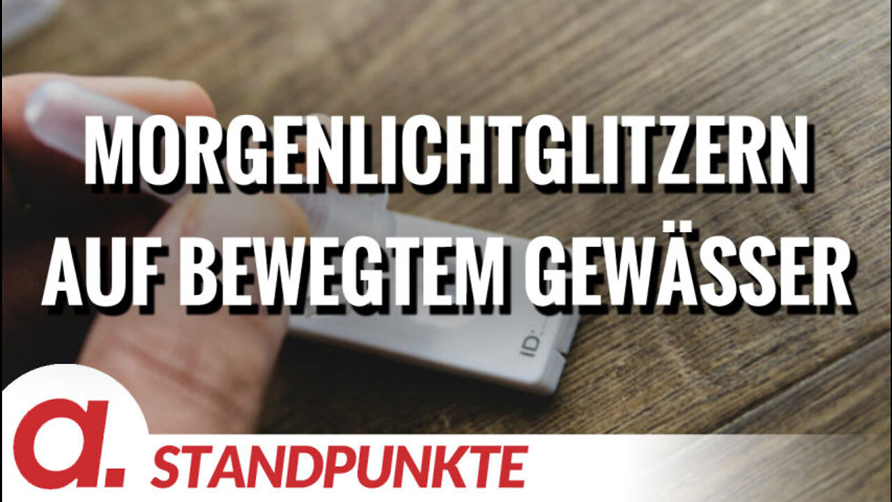 Morgenlichtglitzern auf bewegtem Gewässer | Von Bernd Lukoschnik