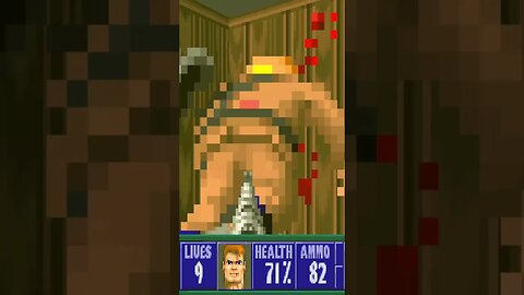 ⬇️ Ranking ⬆️ 🐺Wolfenstein 3D🐺 Maps E1M6 Brick and Mortar Fire #shorts