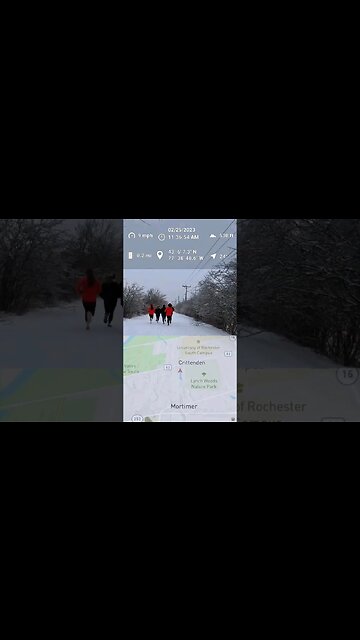 a cold Saturday morning on the Lehigh Valley Trail