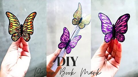 Easy DIY Bookmark Idea/Easy Paper craft/Zaini crafts