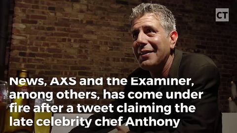 Reporter Mocks Bourdain Suicide in Disturbing Tweet: ‘Special Place In Hell’