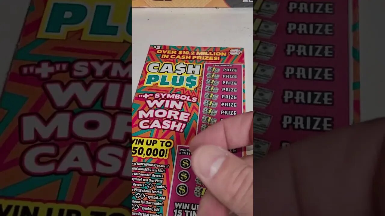 Lottery Ticket Test Cash Plus!