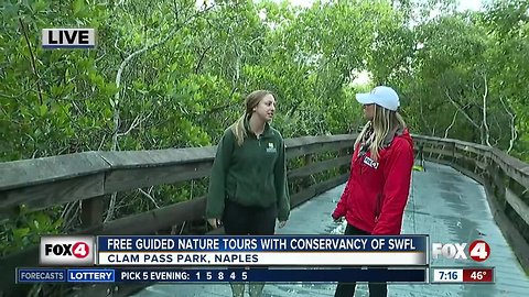 Volunteer Naturalists with Conservancy of SW Florida offer free guided nature tours daily