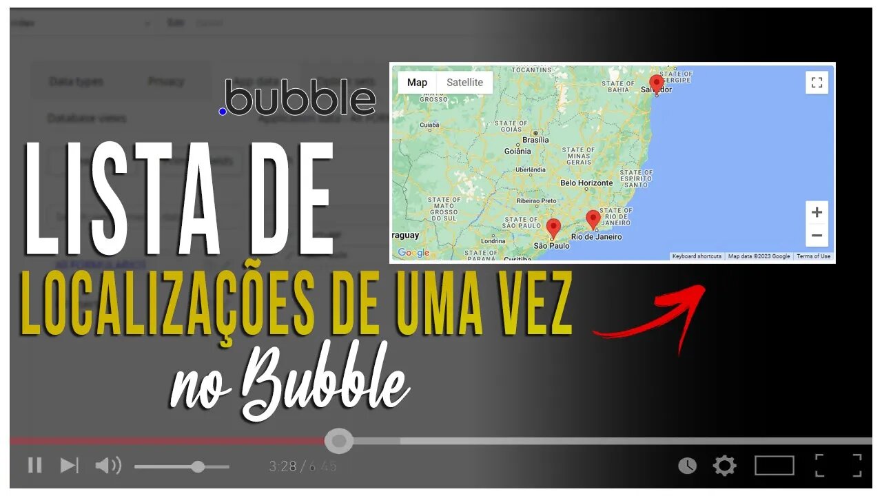 Como puxar várias localizações de vez no mapa com o bubble