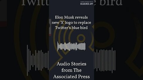 Elon Musk reveals new 'X' logo to replace Twitter's blue bird | Audio Stories from The...