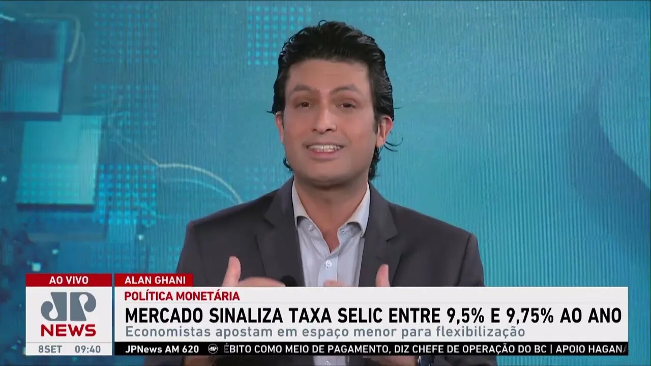 Mercado sinaliza taxa Selic entre 9,5% e 9,75% ao ano; Alan Ghani explica
