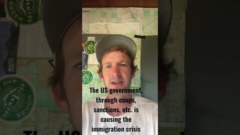 The Feds are Causing The Border Crisis Through Sanctions and Coups - Venezuela , Guatemala #shorts